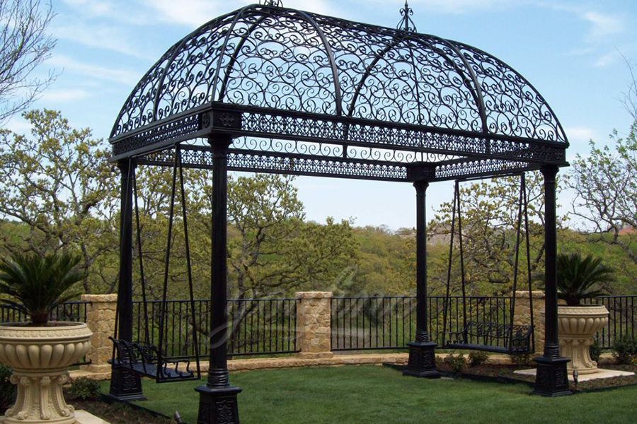 metal arbor on hayneedle - metal garden arch for sale